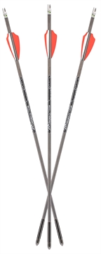 Picture of Axe Crossbows Axe 440 Bolt Combo Pack Gray/Orange/White 19" 3 Bolts and 3 Lighted Nocks AX10004