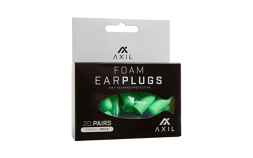 Picture of AXIL Foam Ear Plugs, Green, 20 Pair Travel Pack FP-20GKP AXFP20GKP