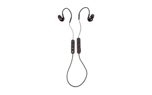 Picture of AXIL GS Extreme 2.0, Tactical Earbuds with Bluetooth and Lanyard, Matte Finish, Black, Includes Carry Case, USB-C Charging Cable, T-shirt/Hat Clip, Wind Filter Disc, Ear Tips GS-XR GSXR
