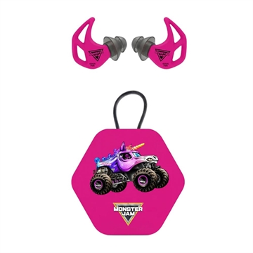 Picture of Axil Monster Jam X20 Ear Plugs 17dB or 19dB Sparkle Smash Pink X20MJSS