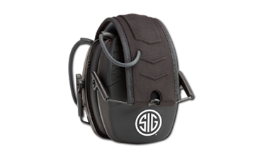 Picture of AXIL SIG TRACKR Blu, Bluetooth Tactical Earmuff, Matte Finish, Black, 2 AAA Batteries Included TRACKRBT-BS