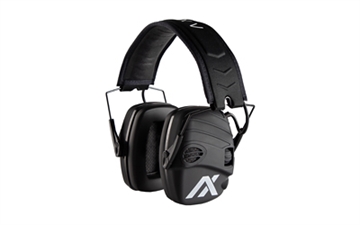 Picture of AXIL TRACKR Electronic, Earmuff, Matte Finish, Black, Includes 2 AAA Batteries TRACKR-B TRACKRB