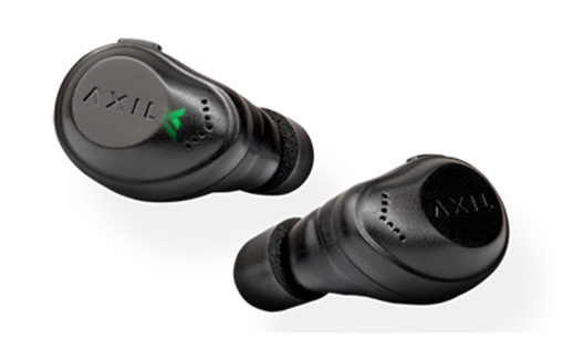 Picture of AXIL XCOR R, Bluetooth Tactical Earbuds, Includes Charging Case, USB-C Charging Cable, Matte Finish, Black XCOR-R XCORR
