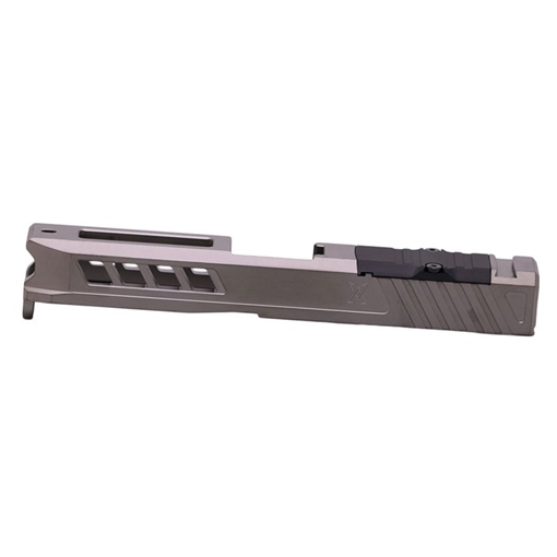 Picture of True Precision AXIOM SLIDE WITH RMR CUT FOR GLOCK 19 STEALTH GRAY TP-G19S-A-RMR