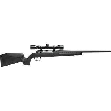 Picture of Savage Arms Axis XP Combo 400 Legend 4+1 20" Matte Black Button Rifled Barrel, Matte Black Drilled & Tapped Carbon Steel Receiver, Fixed Sporter Black Synthetic Stock, Weaver 3-9x40mm, Left Hand 32019