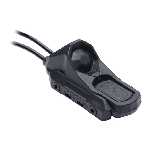 Picture of Unity Tactical AXON, Dual Button Remote Switch for Surefire/DBAL Laser, Sync Model, Fits Picatinny, Matte Finish, Black AXNS-SD7B