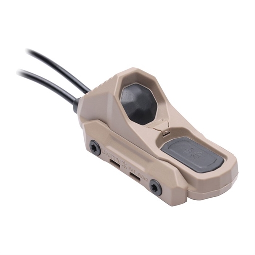 Picture of Unity Tactical AXON, Dual Button Remote Switch for Surefire/DBAL Laser, Sync Model, Fits Picatinny, Matte Finish, Flat Dark Earth AXNS-SD7F