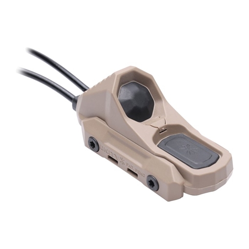Picture of Unity Tactical AXON, Dual Button Remote Switch for Surefire/Crane Laser, Sync Model, Fits Picatinny, Matte Finish, Flat Dark Earth AXNS-SI7F AXNSSI7F