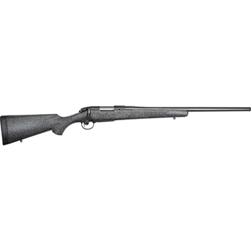 Picture of Bergara B-14 Series, Ridge, Bolt Action Rifle, 7mm Remington Magnum, 24" Threaded Barrel, Threaded 5/8x24, Cerakote Finish, Graphite Black, American Style Synthetic Stock w/ Soft Touch Finish, Right Hand, Hinged Floor Plate, 3 Rounds B14LM502C