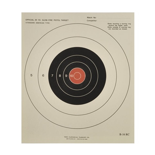 Picture of National Target B-16RC TARGETS, PER 100 B-16 RC B16RC