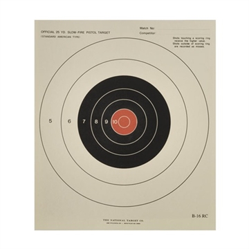Picture of National Target B-16RC TARGETS, PER 100 B-16 RC B16RC