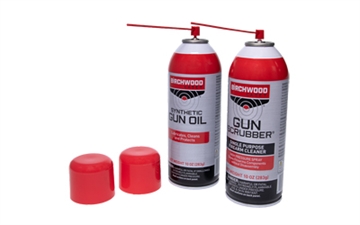 Picture of Birchwood Casey 33302 Gun Scrubber & Synthetic Gun Oil Combo Pack 10 oz. Aerosol Can 2 Pack 33302 BC-33302