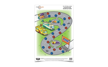 Picture of Birchwood Casey Pregame Target, Check Flag, 12x18, 8 Targets BC-35574