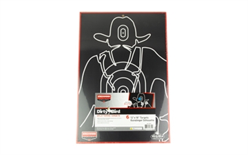 Picture of Birchwood Casey Dirty Bird, 12" x 18" Gunslinger Silhouette Target, 6 Targets BC-35770