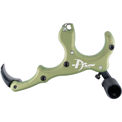 Picture of B3 B3 Draw Closed Hook Release Crocodile Green DRAW-CHCG