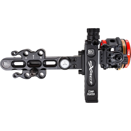 Picture of B3 Exact Comp Hunter Sight Mathews Bar 4 Pin .019" Left Hand  EXCT-CPHT-LH-M