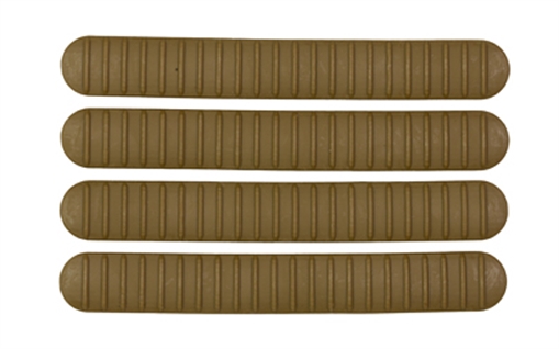 Picture of B5 Systems Rail Covers, 4 Pack, Fits M-LOK Rails, Matte, Coyote Brown RCM-1258