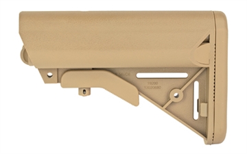 Picture of B5 Systems GOVERNMENT ISSUE SOPMOD STOCK COLLAPSIBLE MIL-SPEC COYOTE SOP-1352