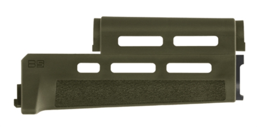 Picture of B5 Systems AK Handguard, Standard Length, MLOK Compatible, Fits Standard AKM Pattern Stamped Receivers, Matte Finish, Olive Drab Green AHS-1512 AHS1512