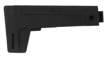 Picture of B5 Systems AK Stock, Mounts to the Factory Folding Trunnion Via the 4.5mm Pin, Matte Finish, Black AKM-1491 AKM1491