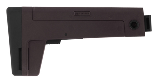 Picture of B5 Systems AK Stock, Mounts to the Factory Folding Trunnion Via the 4.5mm Pin, Matte Finish, Plum AKM-1496 AKM1496