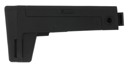 Picture of B5 Systems AK Stock, Mounts to the Factory Folding Trunnion Via the 5.5mm Pin, Matte Finish, Black AKM-1485 AKM1485