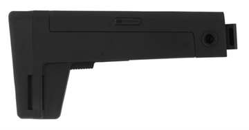 Picture of B5 Systems AK Stock, Mounts to the Factory Folding Trunnion Via the 5.5mm Pin, Matte Finish, Black AKM-1485 AKM1485