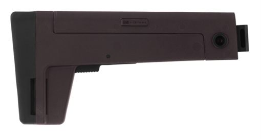 Picture of B5 Systems AK Stock, Mounts to the Factory Folding Trunnion Via the 5.5mm Pin, Matte Finish, Plum AKM-1490 AKM1490