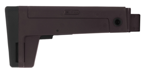 Picture of B5 Systems AK Stocked Fixed, Fits AKM Pattern Stamped Receivers, Matte Finish, Plum AKM-1502 AKM1502