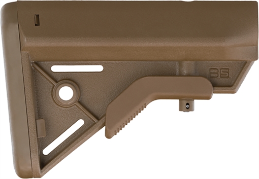 Picture of B5 Systems BRV1086 Bravo Coyote Brown Synthetic for AR-Platform with Mil-Spec Receiver Extension (Tube Not Included) BRV1086 BRV-1086