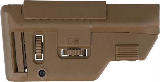 Picture of B5 Systems CPS1306 Precision Coyote Brown Synthetic Adjustable with Cheek Riser Fits AR-Platform CPS1306 CPS-1306
