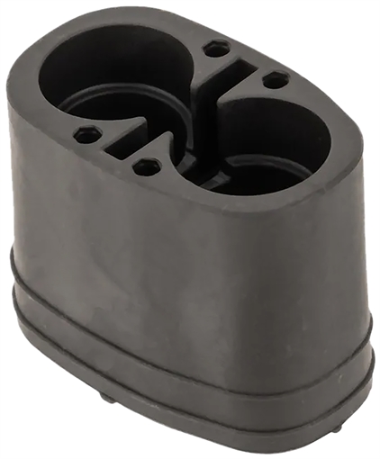 Picture of B5 Systems Grip Plug, Fits Type 23 and 22 P-Grips and is Compatible with AA, 123A, CR2032 Batteries and MultiTasker NANO Tool, Black GRP-1457 GRP1457