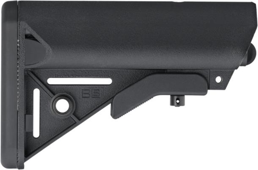 Picture of B5 Systems SOP1074 Enhanced SOPMOD Black Synthetic for AR-Platform with Mil-Spec Receiver Extension (Tube Not Included) SOP1074 SOP-1074
