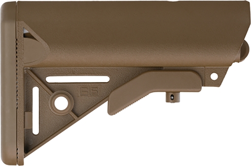 Picture of B5 Systems SOP1076 Enhanced SOPMOD Coyote Brown Synthetic for AR-Platform with Mil-Spec Receiver Extension (Tube Not Included) SOP1076 SOP-1076