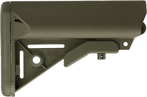 Picture of B5 Systems SOP1097 Enhanced SOPMOD OD Green Synthetic for AR-Platform with Mil-Spec Receiver Extension (Tube Not Included) SOP1097 SOP-1097