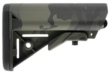 Picture of B5 Systems SOPMOD Stock, MultiCam Black, w/ Quick Detach Mount, Double the resin and glass of prior SOPMOD stock, makes this stock 2-3 times stronger., Mil Spec SOP-1422 SOP1422