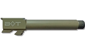 Picture of Backup Tactical Threaded Barrel, 9MM, Fits Glock 19, Nitride Finish, Olive Drab Green, Barrel Ships with (1) FRAG-ODG Color Matching Thread Protector G19TB-ODG