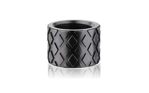 Picture of Backup Tactical Hash Marks, Pistol Thread Protector, Black Finish, 1/2 x 28 RH HASH-BLK