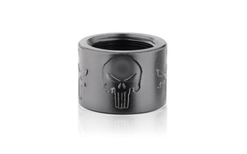 Picture of Backup Tactical Skull X, Pistol Thread Protector, Black Finish, 1/2 x 28 RH SKULLX-BLK