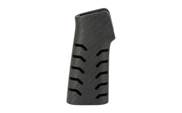 Picture of Battle Arms Development Ultralight Chevron Carbon Fiber Pistol Grip, Black, Carbon Fiber Construction, Fits AR Rifles BAD-CF-PG