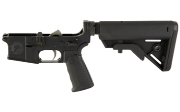 Picture of Battle Arms Development Workhorse, 223 Remington/556NATO, Anodized Finish, Black, B5 Stock, Complete Lower Receiver WH-LR-R-B5