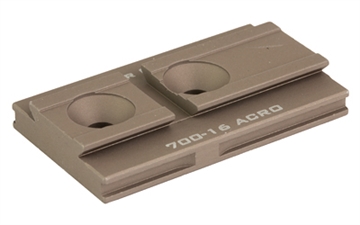 Picture of Badger Ordnance C1 12 O'Clock Top Optical Platform, Fits Aimpoint Acro, For Use with C1 Arc, Anodized Finish, Tan 700-16