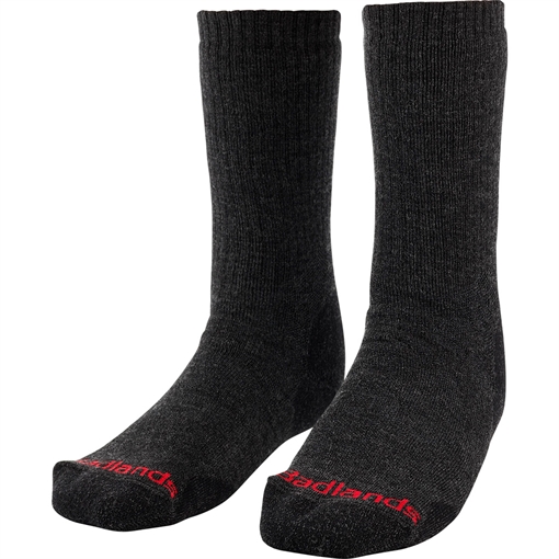 Picture of Badlands Badlands Hw Merino Crew Sock Black Large 21-44164