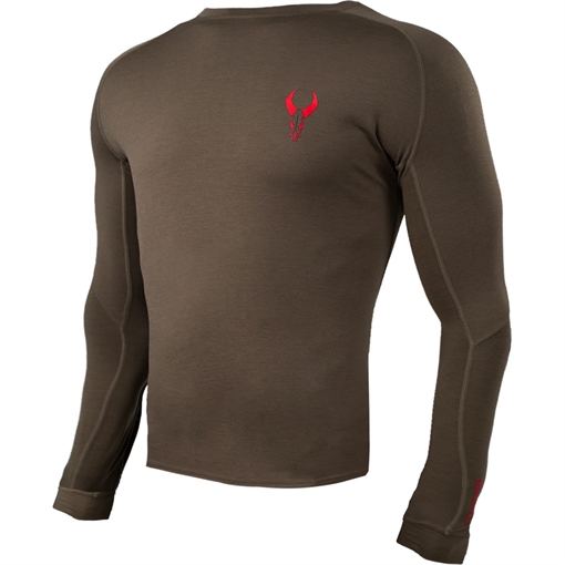 Picture of Badlands Badlands Pecora Lightweight Merino Crew MUD 2X-Large 21-42410
