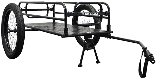 Picture of Bakcou E-bikes AFCT Cargo EBike Trailer Includes Kickstand Black 70" AFCT A-FCT