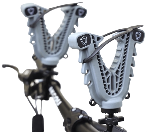 Picture of Bakcou E-bikes AUGBR Universal Mount Gun/Bow Rack For Bakcou Bikes Gray/Black AUGBR A-UGBR