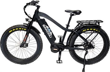 Picture of Bakcou E-bikes Mule Jager Matte Black 18" w/Stand Over Height of 29.50" Frame, Rohloff E-14 (500/14) Speed Hub Bafang M620 Ultra Motor, 35+ mph Speed BMJBB25