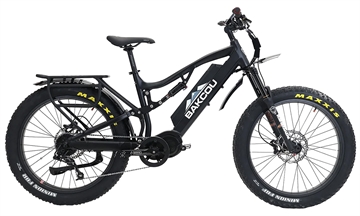 Picture of Bakcou E-bikes Storm 25 Large Matte Black 19" w/Stand Over Height of 30.50" Frame, Sram 9sp, 40t Front & Sram 11-34t Rear Cassette Bafang M620 Ultra Motor BS19BB25