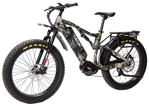 Picture of Bakcou E-bikes Storm 25 Large Kryptek Altitude 19" w/Stand Over Height of 30.50" Frame, Sram 9sp, 40t Front & Sram 11-34t Rear Cassette Bafang M620 Ultra Motor BS19KRYB25