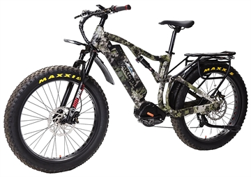 Picture of Bakcou E-bikes Storm 25 Large Kryptek Altitude 19" w/Stand Over Height of 30.50" Frame, Sram 9sp, 40t Front & Sram 11-34t Rear Cassette Bafang M620 Ultra Motor BS19KRYB25